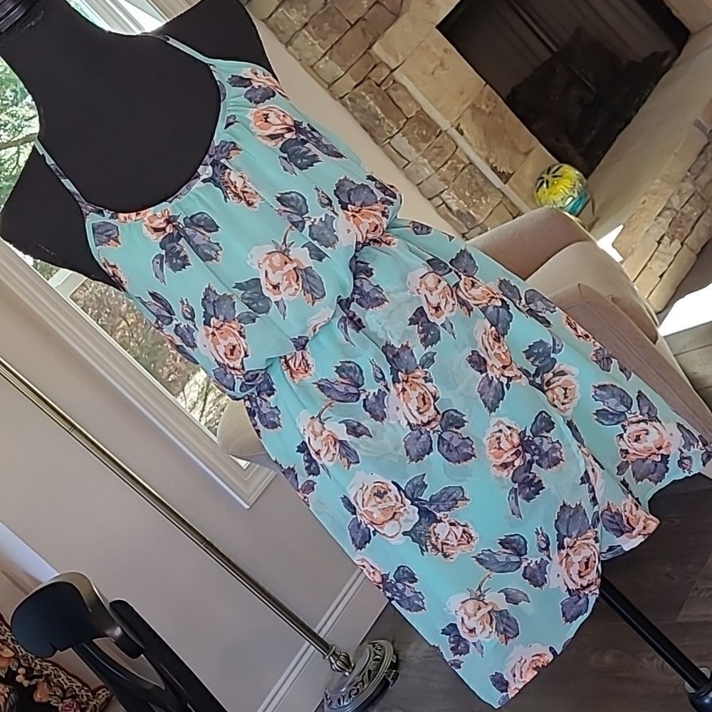 Pink owl sz S sundress